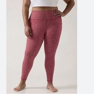 Athleta Red Leggings